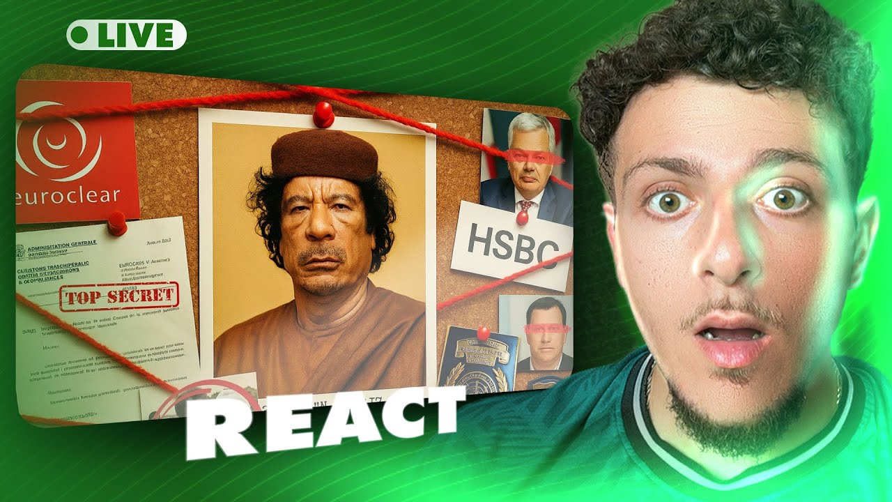 L'ARGENT DE KADHAFI EST SECRETEMENT CACHÉ - BR React