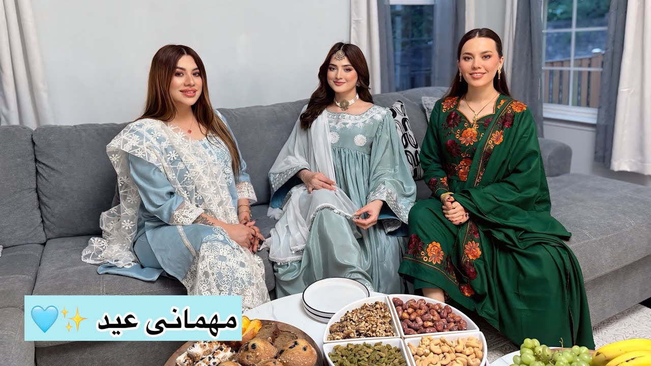مهمانی عید و آشپزی عیدانه در خانه نو  با حسنا جان گیتی جان✨🏘️