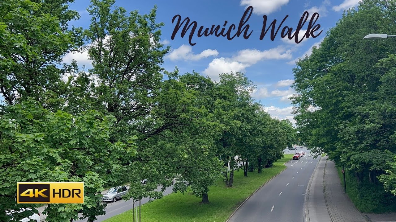 Walking in Munich - Michaelibad to Neuperlach Shopping Center - 4K HDR