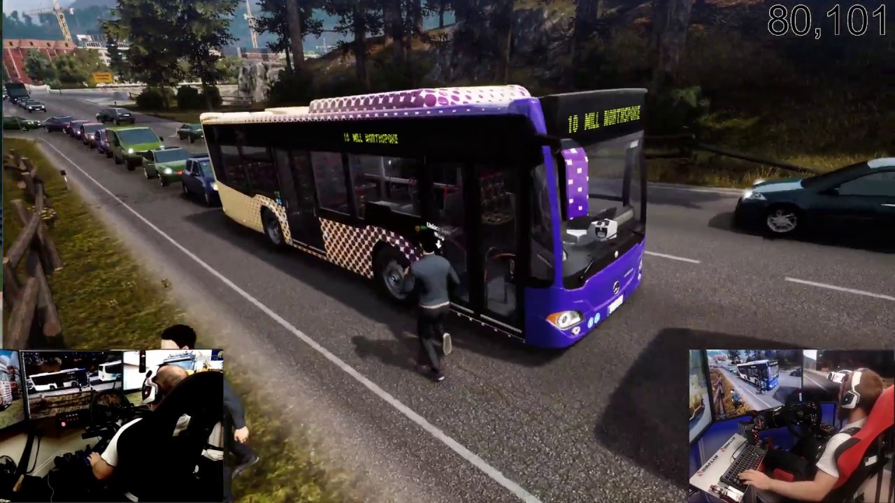 bus simulator 18 multiplayer with my dad