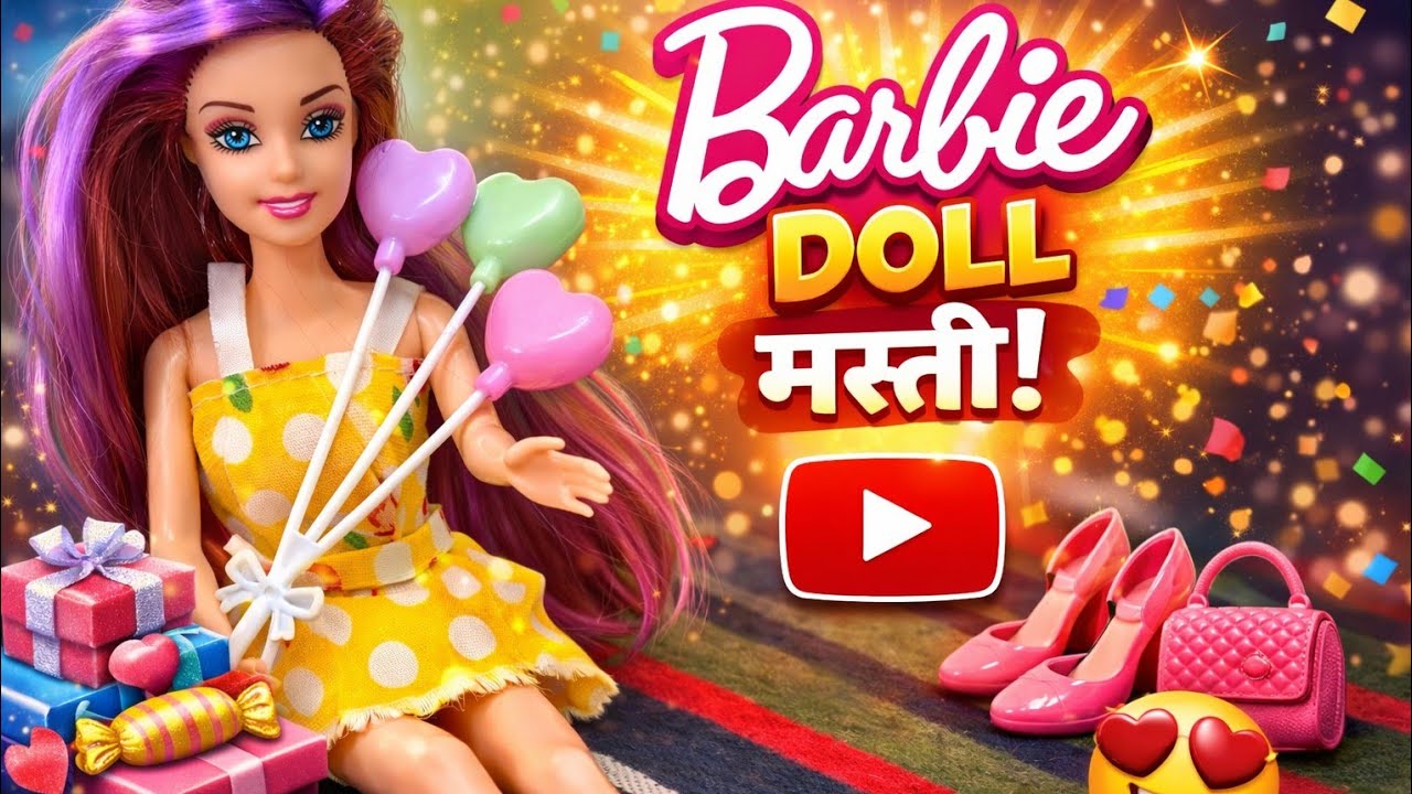 Barbie Doll Masti l Bachchon ka Favourite Doll l Cute Sa Doll 