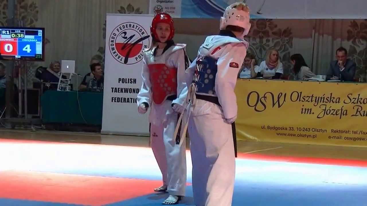OLSZTYN24: Walki na Mistrzostwach Polski Seniorów w Taekwondo Olimpijskim