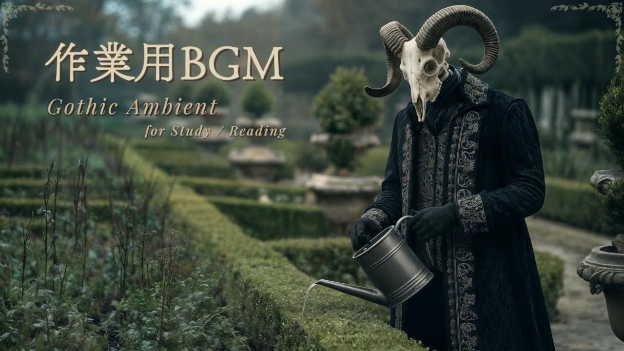 【作業用BGM】 園庭に息づく気配を確かめながら | Listening to the Garden’s Quiet Breath · Gothic Harpsichord BGM (2 Hours)