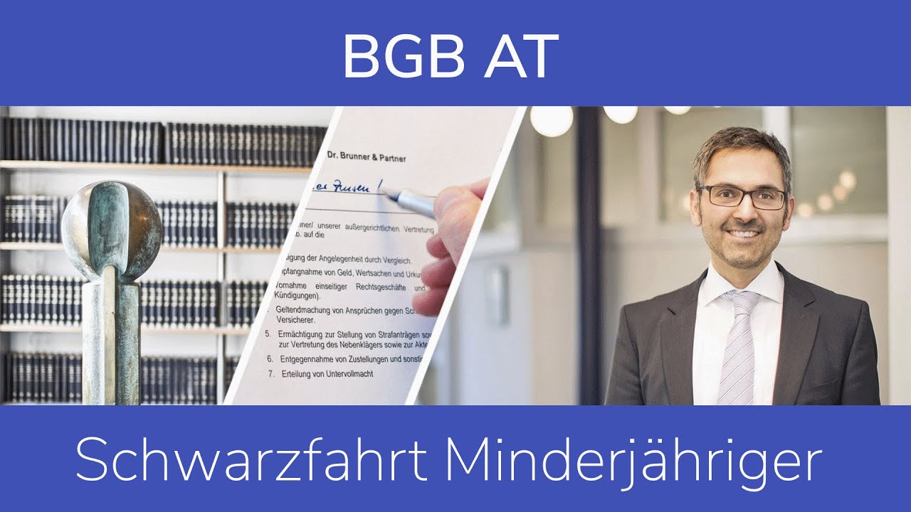BGB AT: Schwarzfahrt Minderjähriger