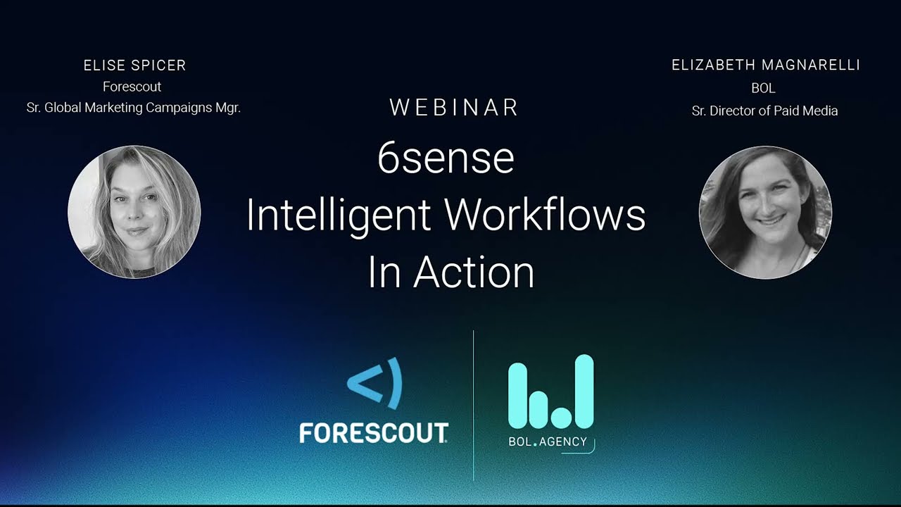 Webinar: From Strategy to Execution - 6sense Intelligent Workflows in Action