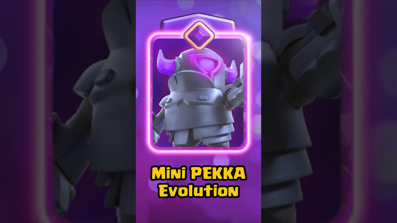 🥞 Mini PEKKA Evolution #clashroyale