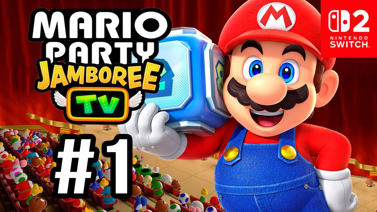 MARIO PARTY JAMBOREE TV #1 - GAMEPLAY DO INÍCIO [4K SWITCH 2]