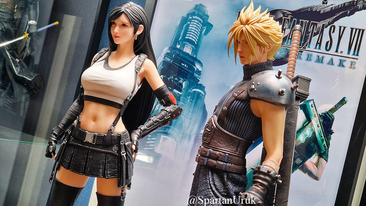 FanArt Final Fantasy VII Remake Cloud & Tifa 1/3 Resin Statues
