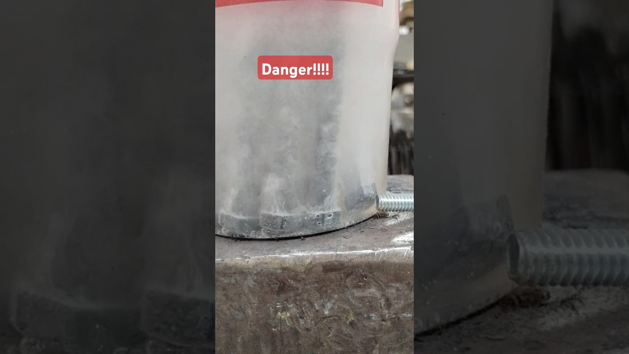 White fume fever #welding #blacksmith
