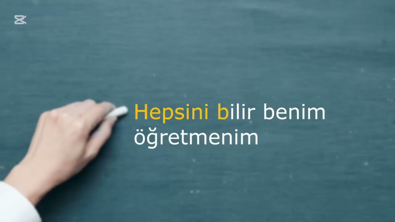 Bir Başkadır Benim Öğretmenim karaoke