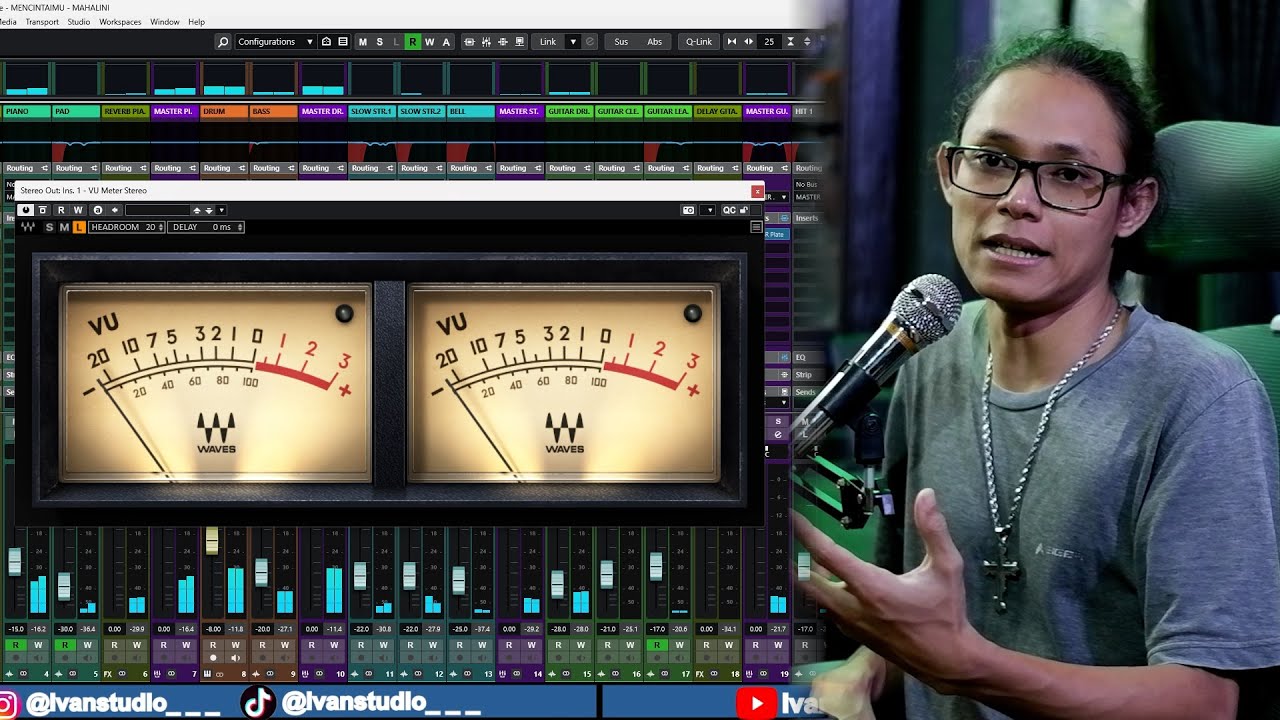 PERBANDINGAN VOCAL DENGAN MUSIK YANG SESUAI - CARA BALANCING VOCAL DENGAN MUSIK | #IvanStudioWebcam