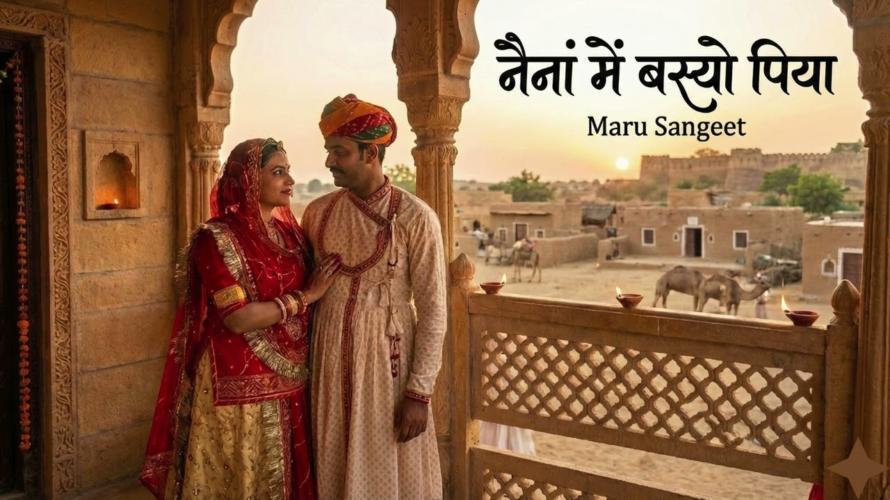 Naina Mein Basyo Piya | नैना में बस्यो पिया |Romantic Rajasthani Song | Maru Sangeet #rajasthanisong