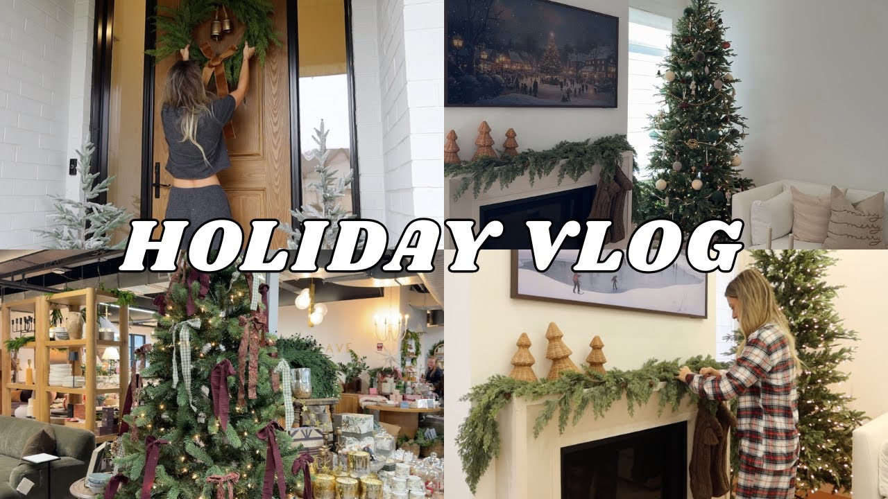 VLOG: Украшение дома к Рождеству, Покупка рождественского декора, VLOGMAS в этом году?!