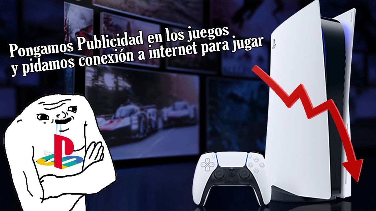 La situacion de Playstation ya es patética, se caen los servidores y piden conexión a internet