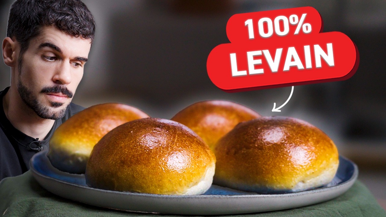 Comment faire des PAINS BUNS au LEVAIN ultra moelleux