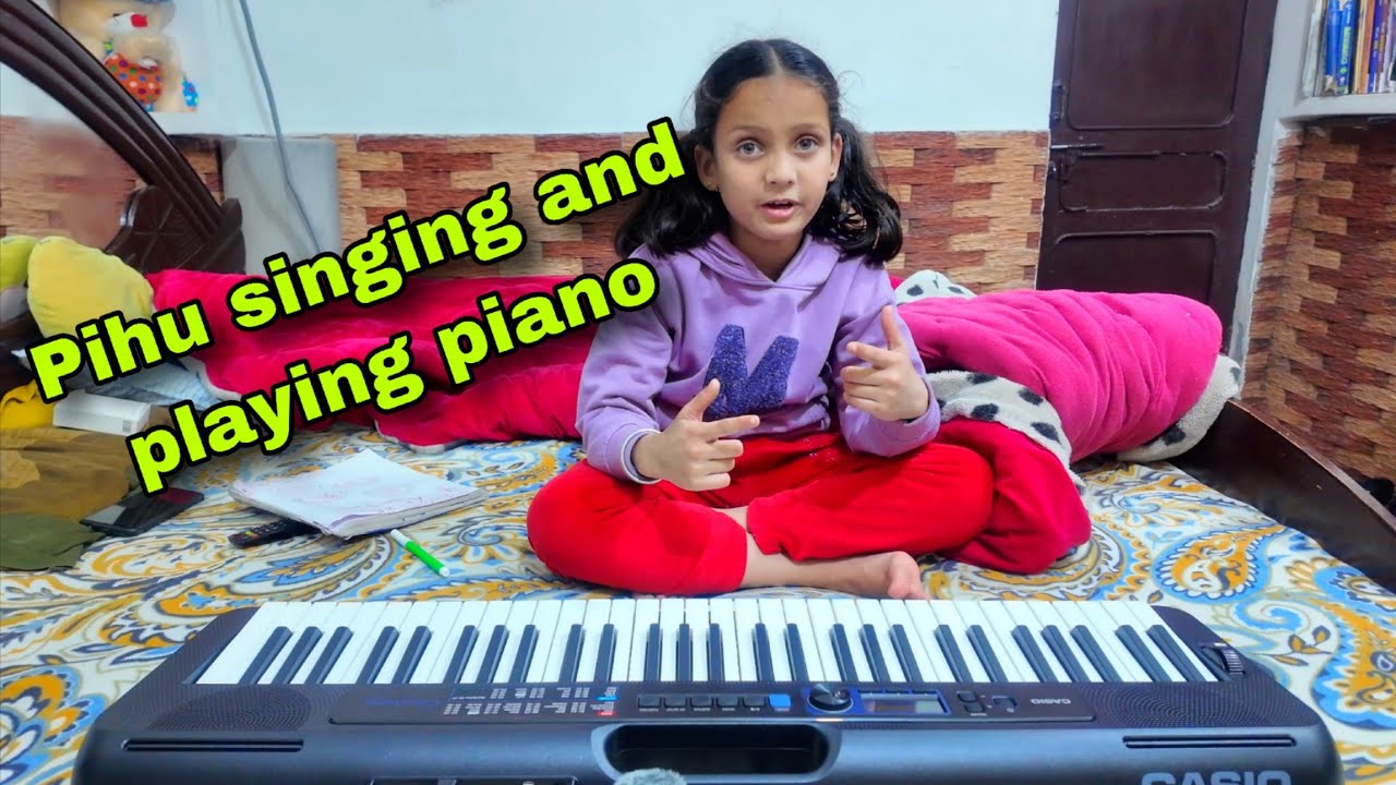 Pihu Ka Piano Aur Pyari Awaaz 🎹🎤 3 Music Tunes VIP FAMILY VLOGS