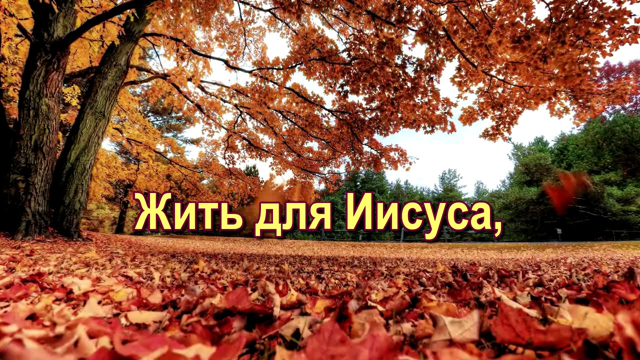 Жить для Иисуса