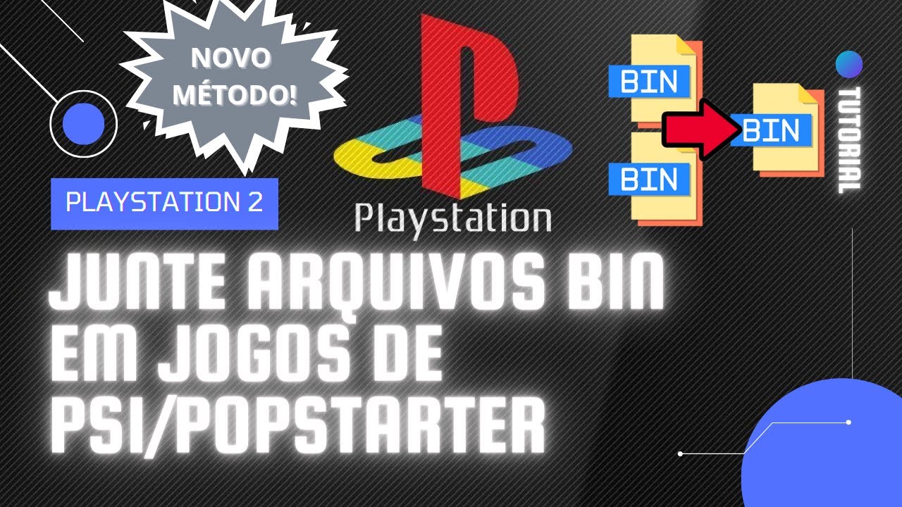 COMO JUNTAR ARQUIVOS BIN (MULTI-TRACK) PARA PS1/P0PSTARTER - NOVO MÉTODO | PLAYSTATION 2