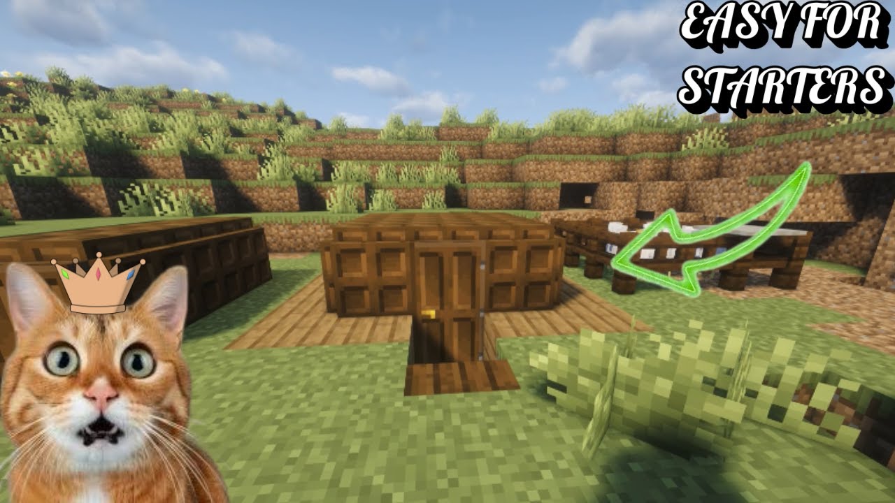 Minecraft Small House Build Tutorial 🏠 | Easy Starter House for Beginners