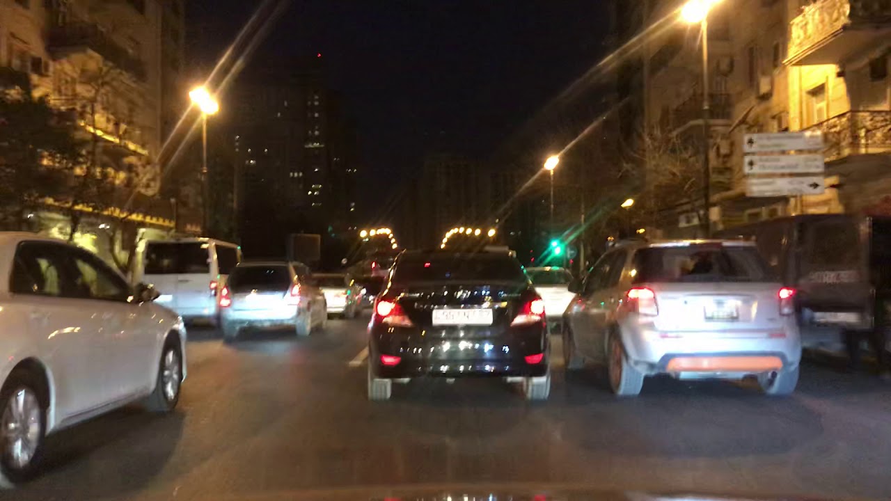 Driving in Baku-3 Early Morning
