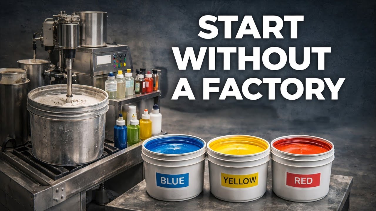 You Don’t Need a Factory to Start Paint Manufacturing