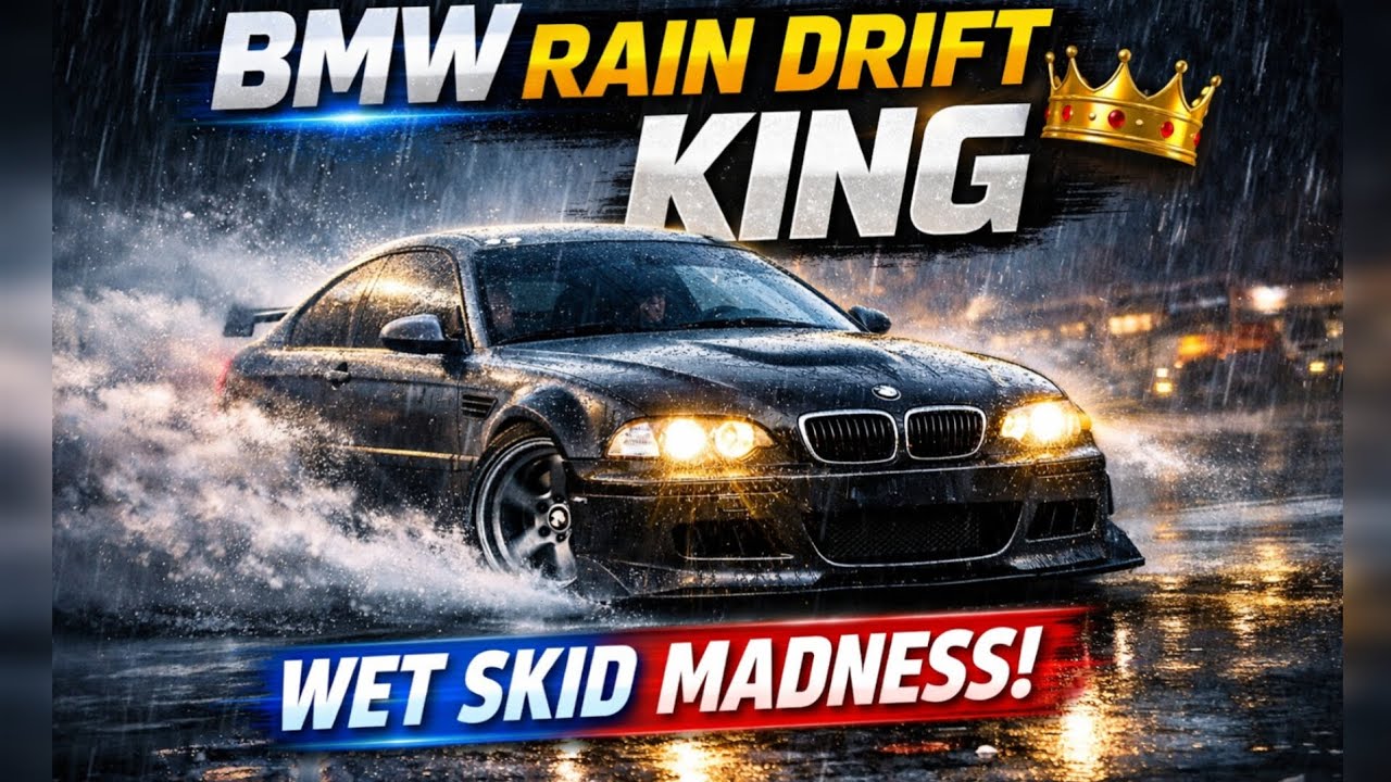 BMW Rain Drift King – Insane Wet Slide Action!@AnkitKumar-dz2kb 