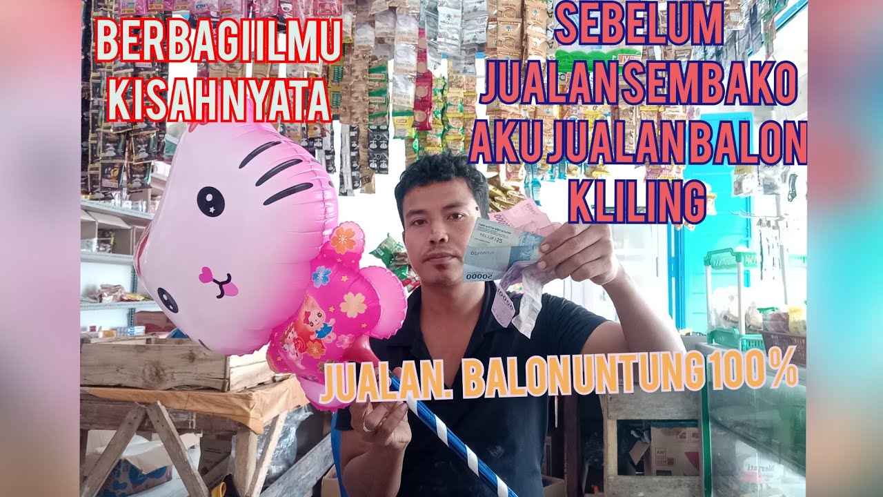 tuturial bikin balon setik, ilmu sepele tapi bermanfaat .. jualan balon setik karakter