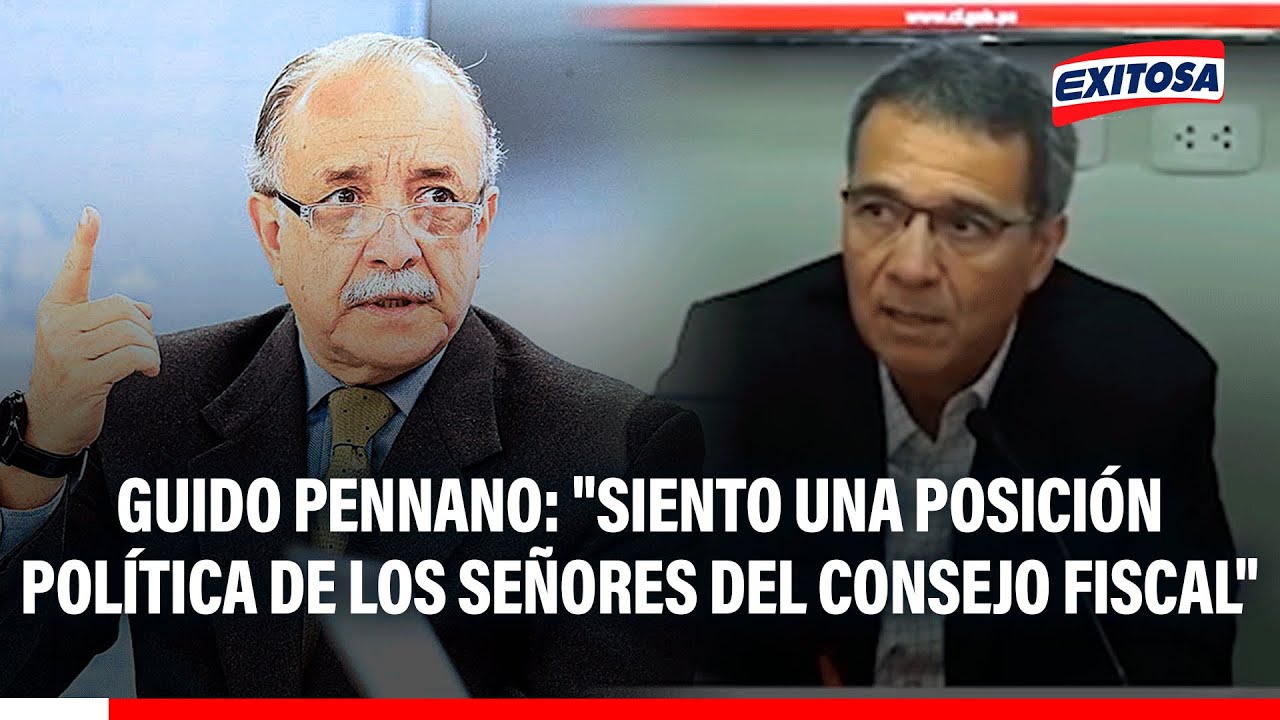 🔴🔵 Guido Pennano: "Siento una posición política de los señores del Consejo Fiscal"