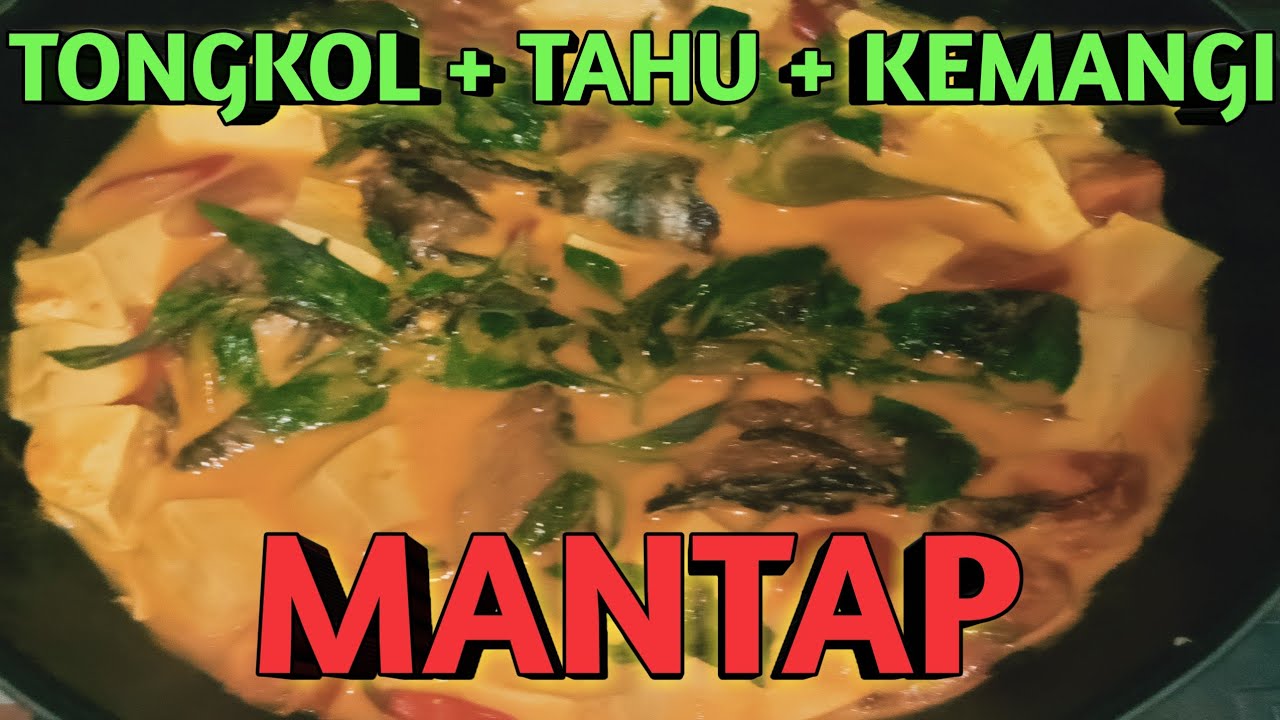 TONGKOL IKAN ASAP TAHU PUTIH BUMBU KOTHOK MANTAP