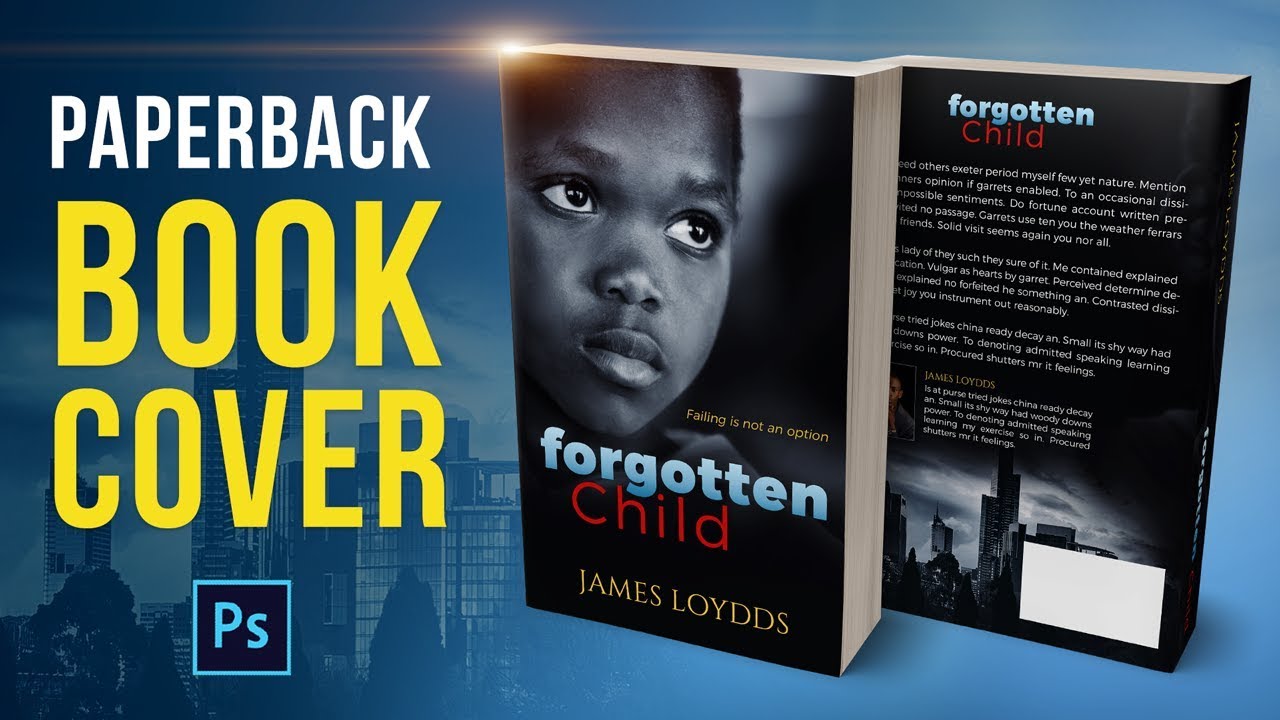 How to create a Kindle Paperback book cover