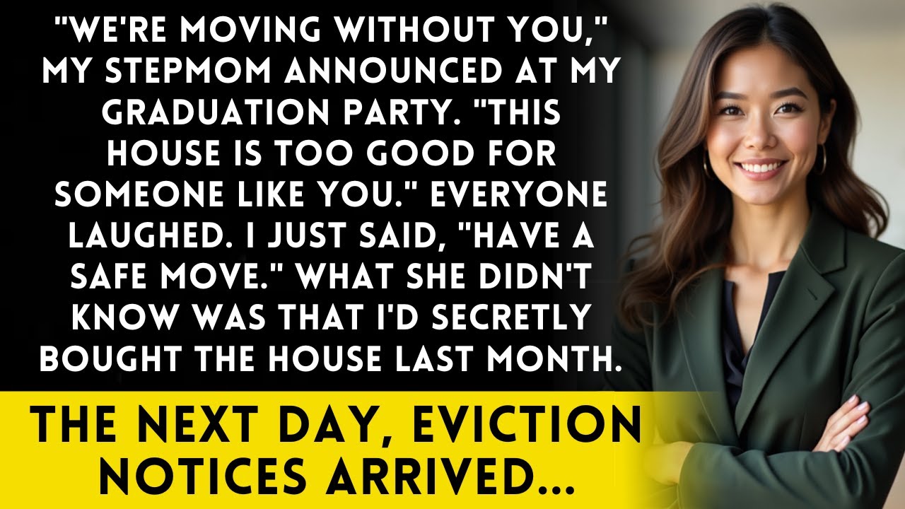 At Graduation, Stepmom Said I Wasn’t Moving With Them—She Didn’t Know I Already Owned the House.