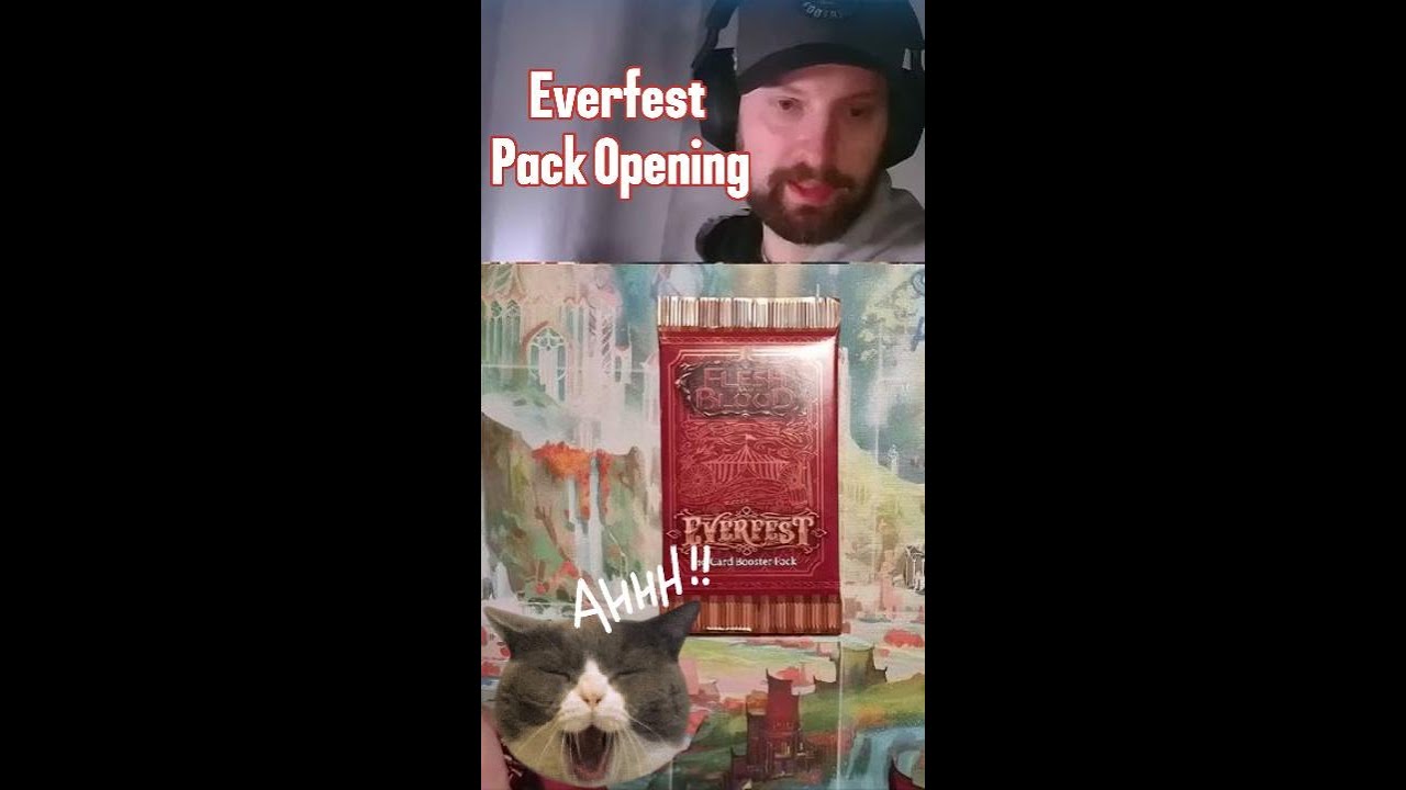 Everfest Pack Opening on stream... asked for Legendary... #packopening #fabtcg #fab #tcg #shorts