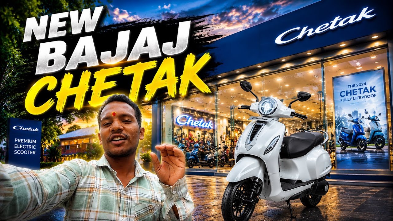 NEW BAJAJ CHETAK 😍 Showroom Visit Vlog | Chetak Electric Scooter First Impression | AnjeetDhurve26