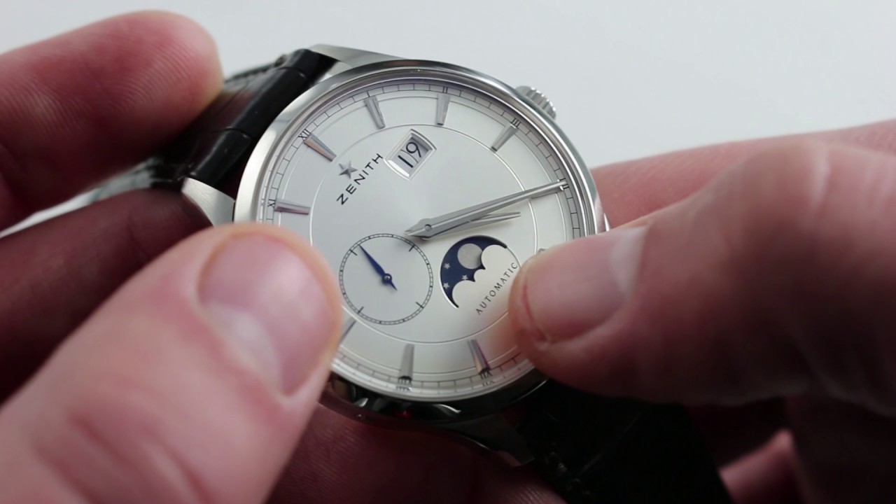 Обзор бывших в употреблении часов класса люкс Zenith Elite Moonphase