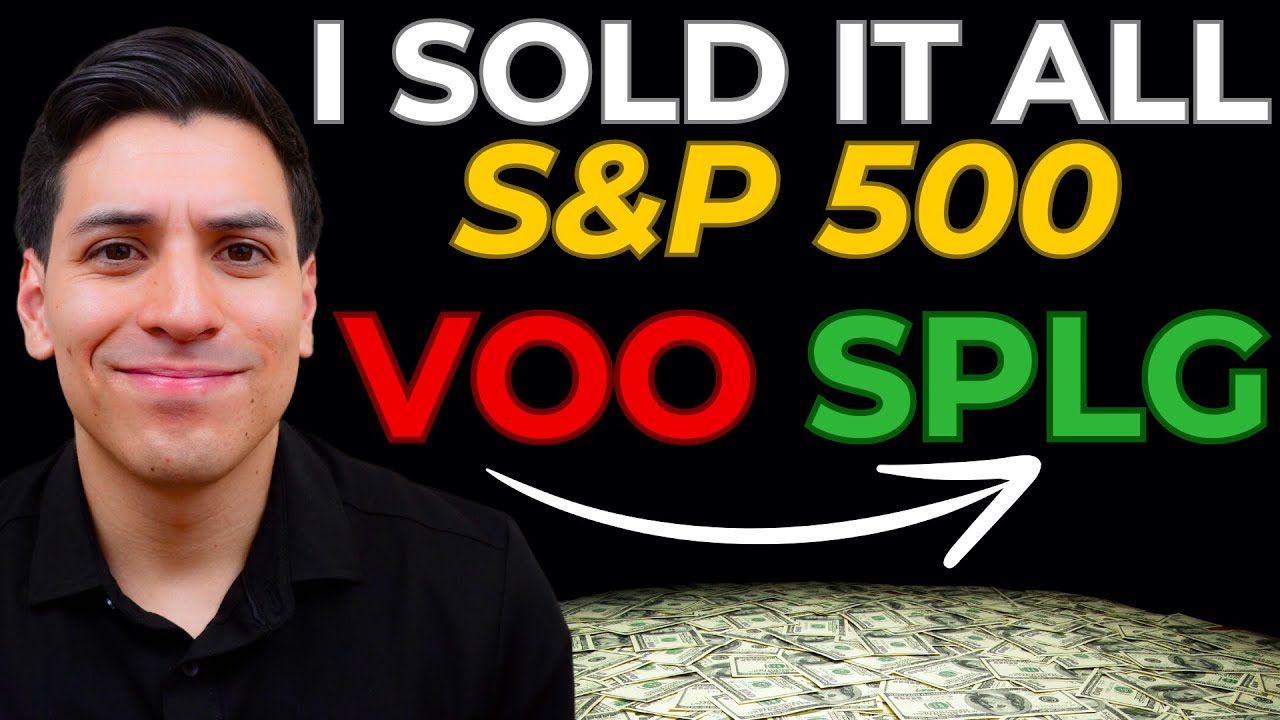 Я ПРОДАЛ ВСЕ СВОИ VOO для SPLG (инвестирование в ETF индексного фонда S&P 500)