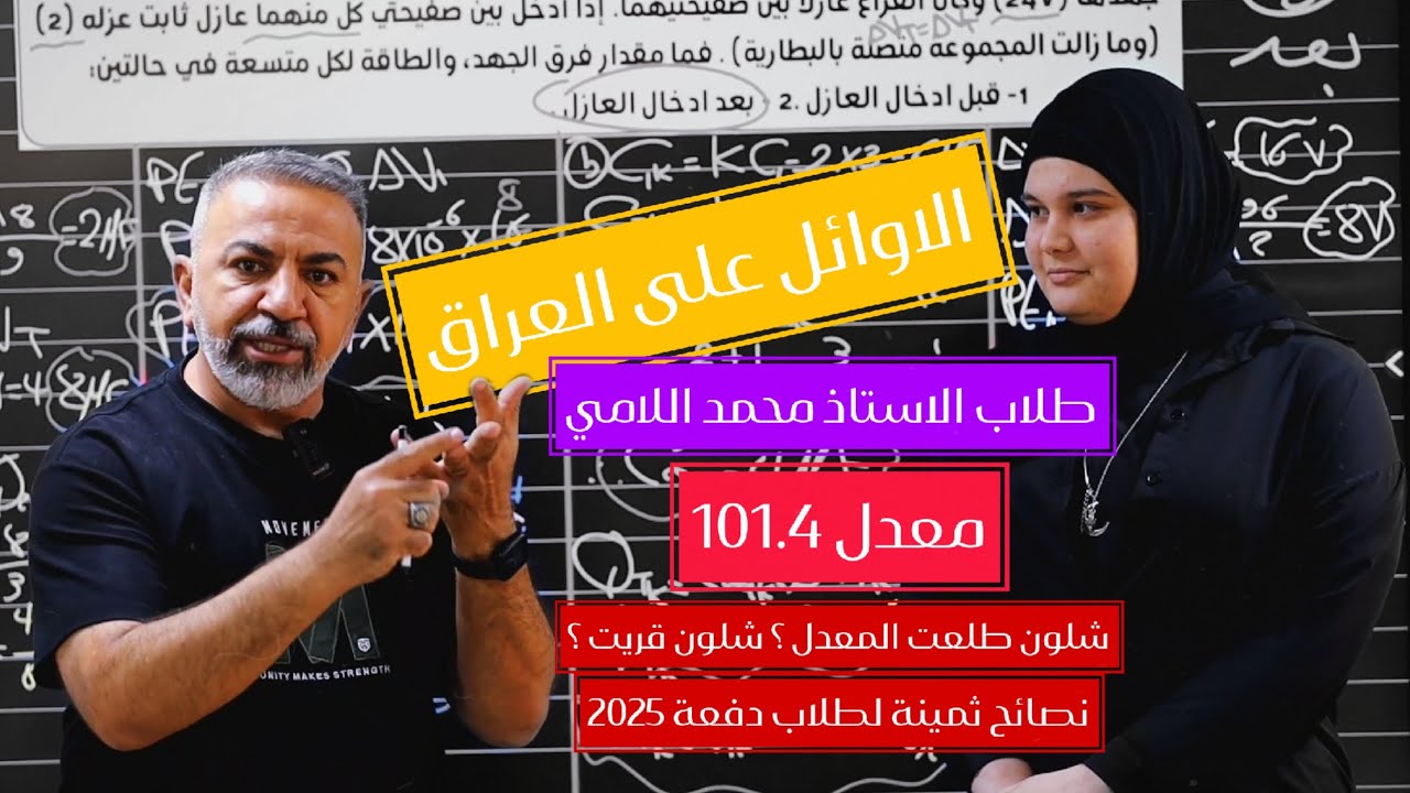 الاوائل على العراق دفعة 2024