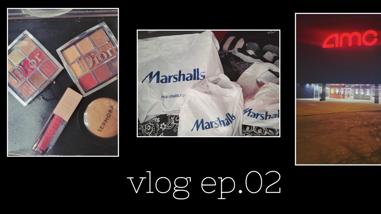 VLOG EP.02: marshalls haul + target ....solo movie date 💀