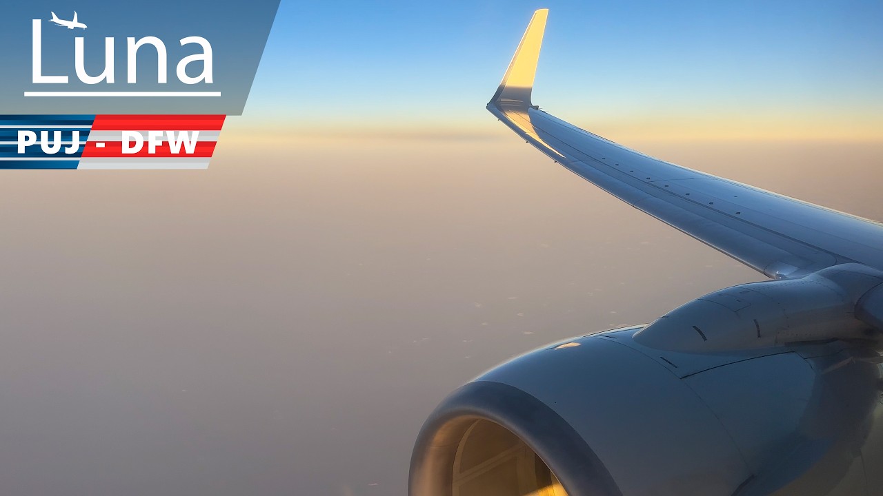 American Airlines Boeing 737-800 Flight From Punta Cana to Dallas/Fort Worth