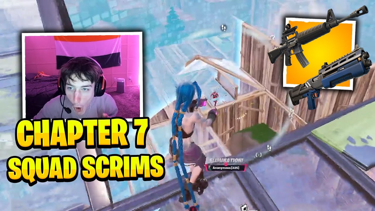 PeterBot&rsquo;s FIRST Squad Scrims in Chapter 7 with Pollo Faxuty and Rise