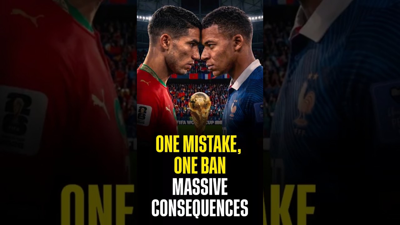 #fifaworldcup  One Mistake, One Ban, Massive Consequences