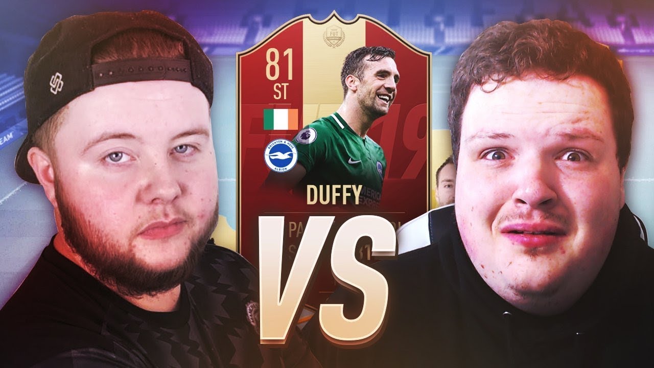 Using IF Duffy at striker against a pro FIFA player...