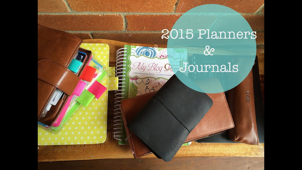 My Planners and Journals for 2015