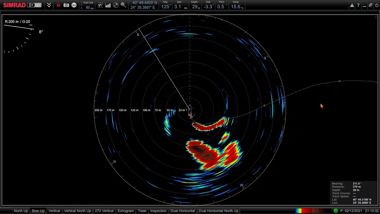 SIMRAD SY50 Sardines
