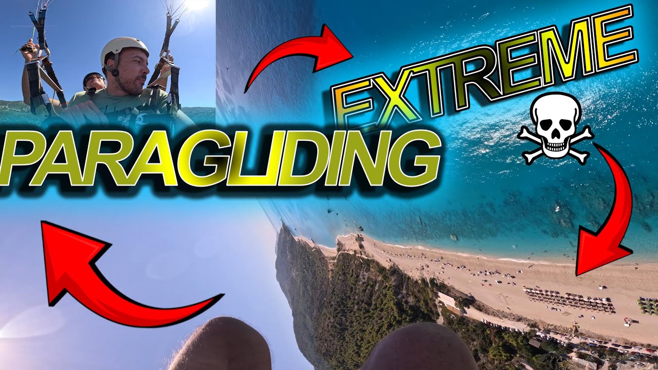 Extreme Paragliding Lefkada Kathisma Beach | Tricks & stunts