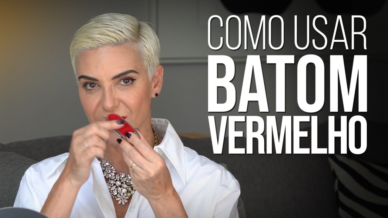 Como usar batom vermelho