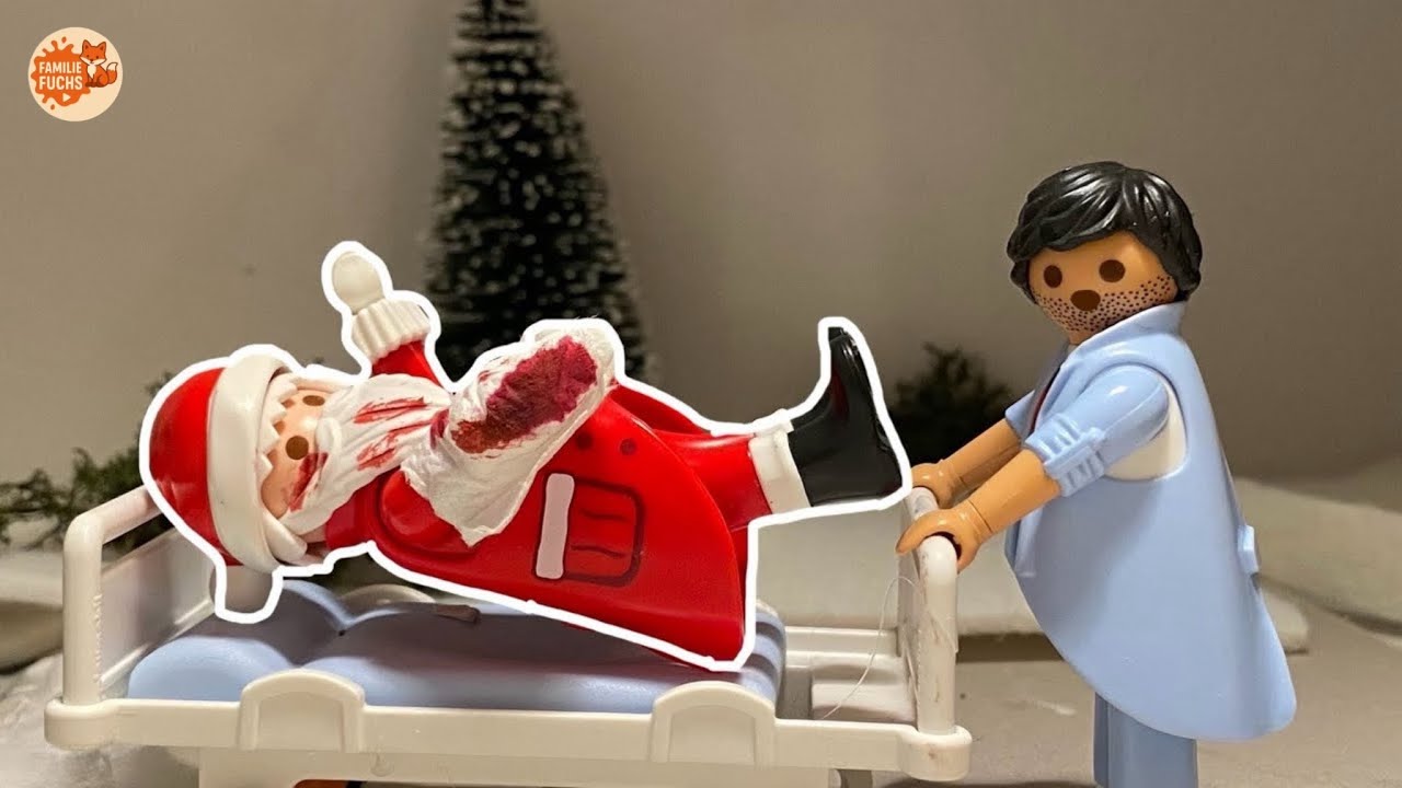 UNFALL AN NIKOLAUS❗️😱Krankenhausgeschichte mit dem Nikolaus/ Familie Fuchs Playmobil 