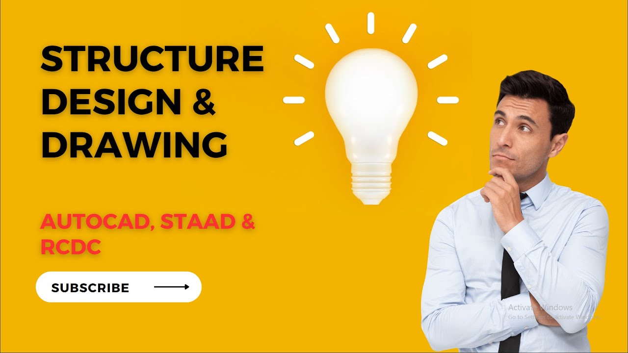 Full Building Structural Design and Drawing using  STAAD.Pro, RCDC and AutoCAD
