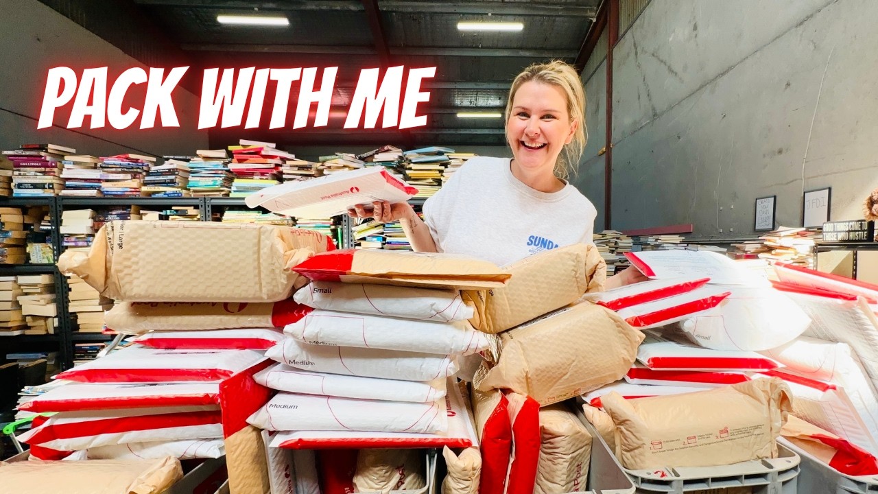 Packing Book Orders For My Book Store | Pack With Me!