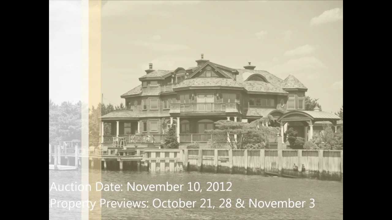 Auction Private Bayfront Estate in Longport NJ