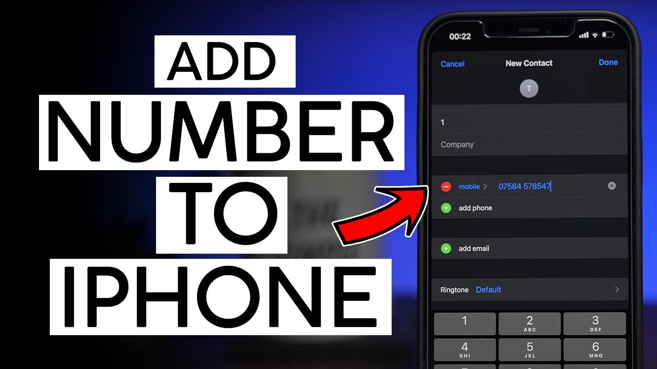 How to Add Number to Your Iphone Contact List 2022